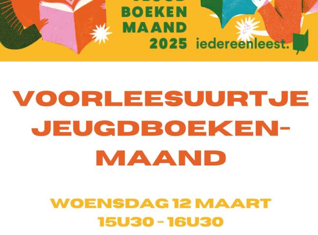 Voorleesuurtje in de bib! © (c) Jeugdboekenmaand - Iedereen Leest