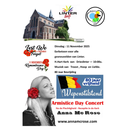 Affiche herdenkingsviering 11 november 2025