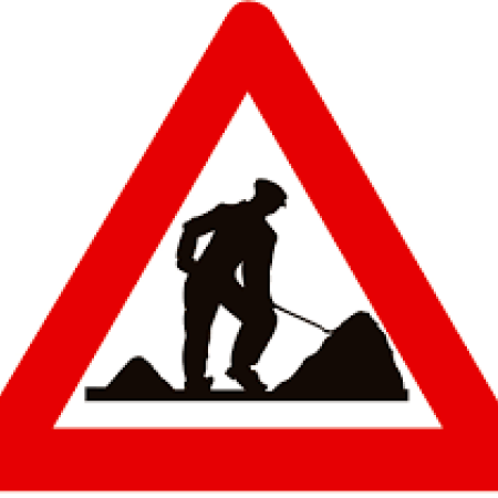 opgelet! wegenwerken