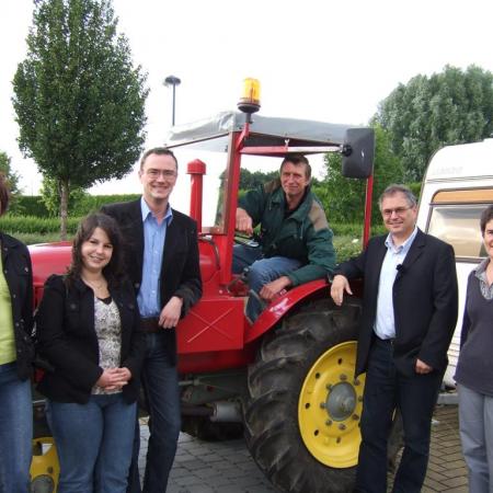 Met de tractor naar Lourdes