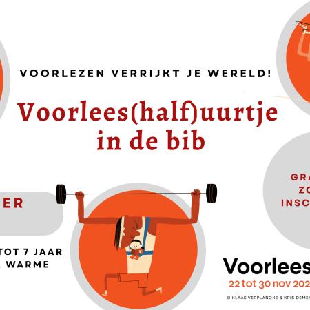 VOORLEESWEEK - voorleesuurtje © Klaas Verplancke & Kris Demey - Iedereen Leest.