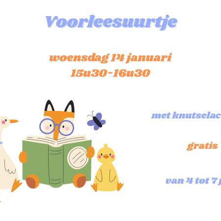 Voorleesuurtje in de bib! © (c) Canva