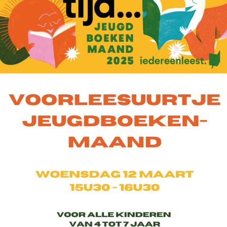 Voorleesuurtje in de bib! © (c) Jeugdboekenmaand - Iedereen Leest